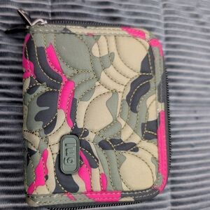 Lug Camo Orchid Splits Wallet